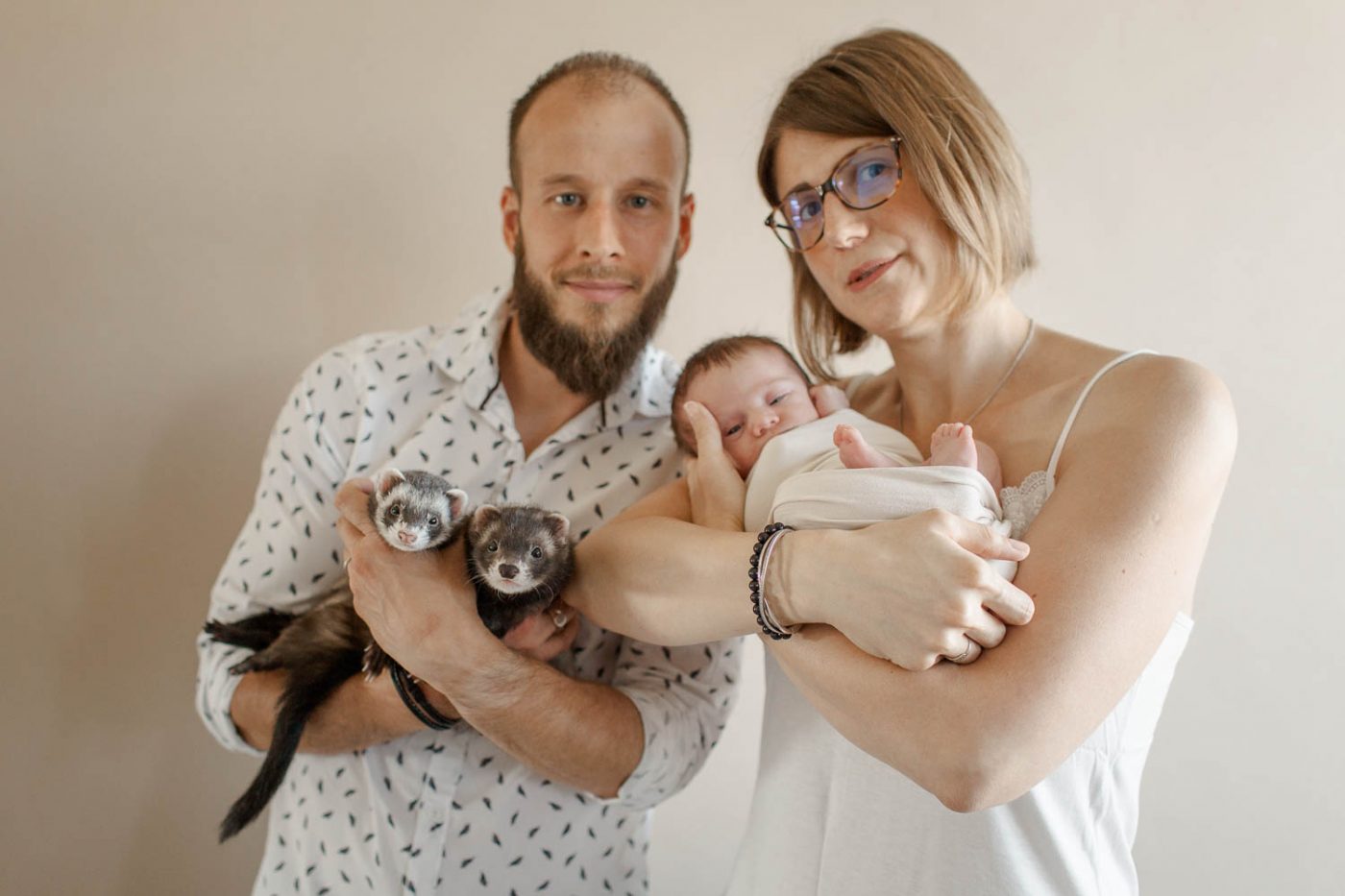 La nouveau-née Chloé à Luçon